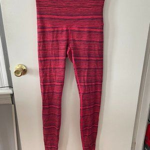 Lululemon Wunder Under Pink & Purple leggings, Size 6, Full Length, GENTLY worn